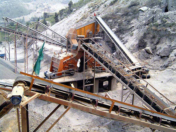 石灰?guī)r破碎生產(chǎn)工藝流程