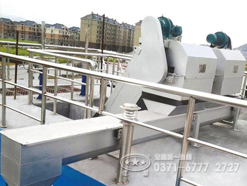 螺旋輸送機工作現(xiàn)場