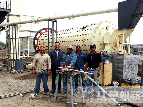 浮選生產線安裝現(xiàn)場圖