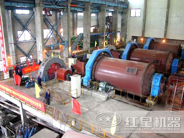 浮選生產線客戶生產現(xiàn)場圖