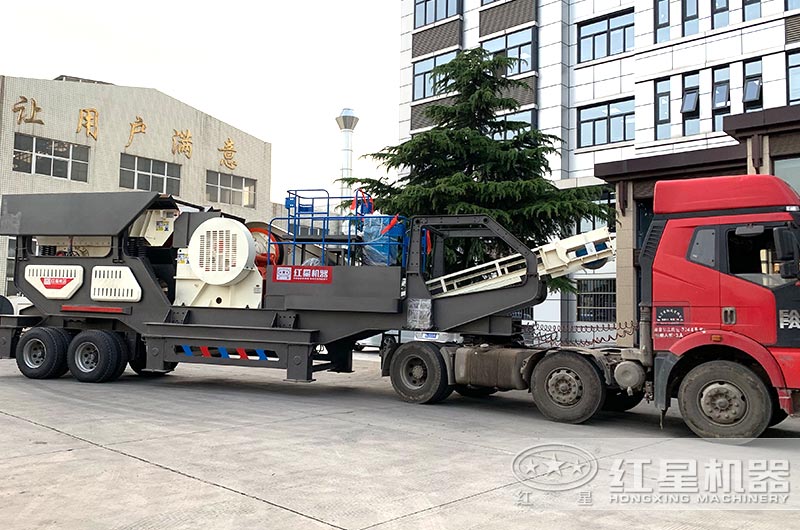 移動式石子破碎機(jī)圖片 移動式石子破碎機(jī)圖片