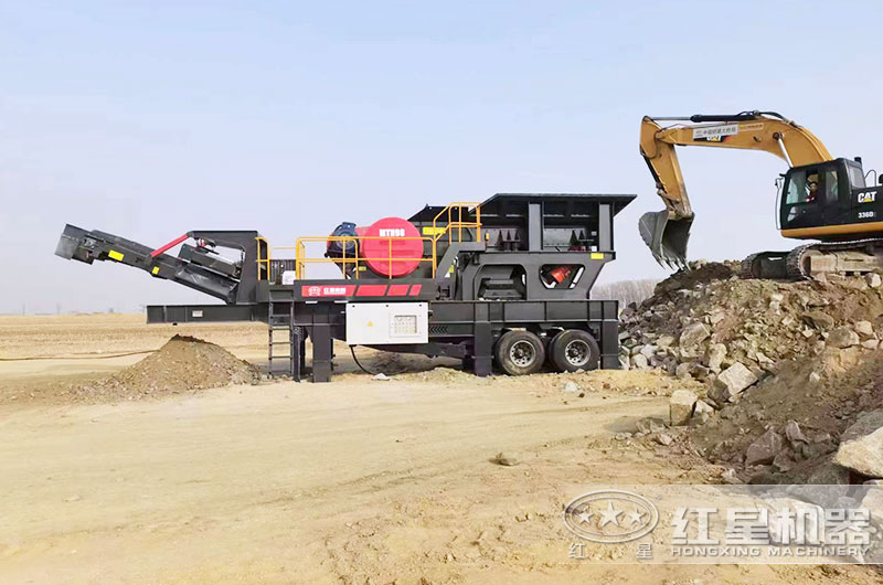 廣西客戶顎式移動破碎機工作現(xiàn)場 廣西客戶顎式移動破碎機工作現(xiàn)場