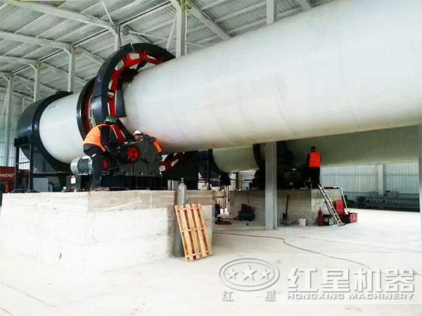 螢石粉烘干機客戶現(xiàn)場