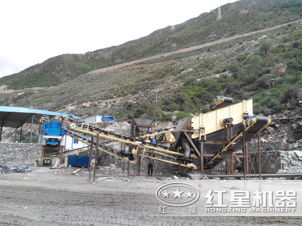 制砂客戶現(xiàn)場