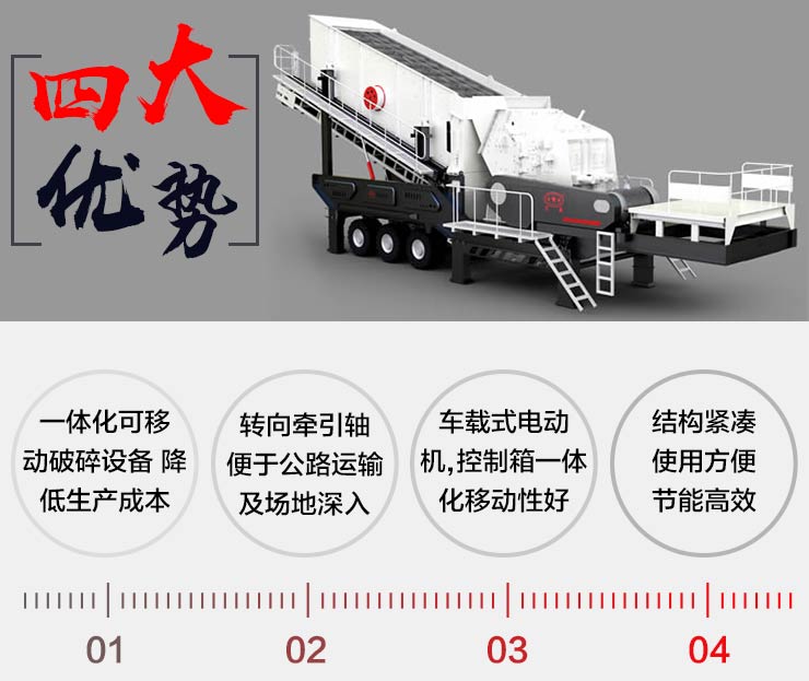 建筑垃圾移動(dòng)破碎站優(yōu)勢特點(diǎn)