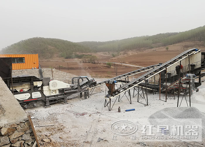 流動制砂機(jī)作業(yè)現(xiàn)場