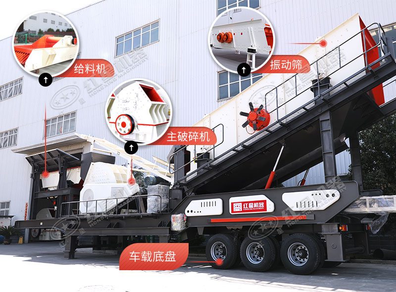 三合一配置下的移動(dòng)式粉碎機(jī)