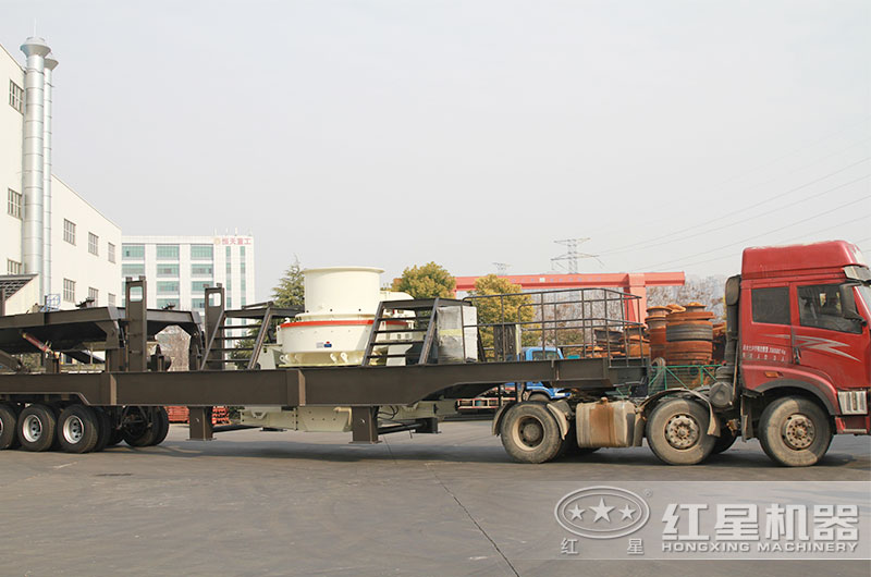 機制砂生產現(xiàn)場