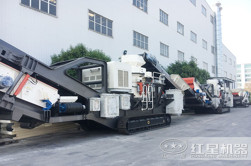 配置齊全的流動打石子機(jī)