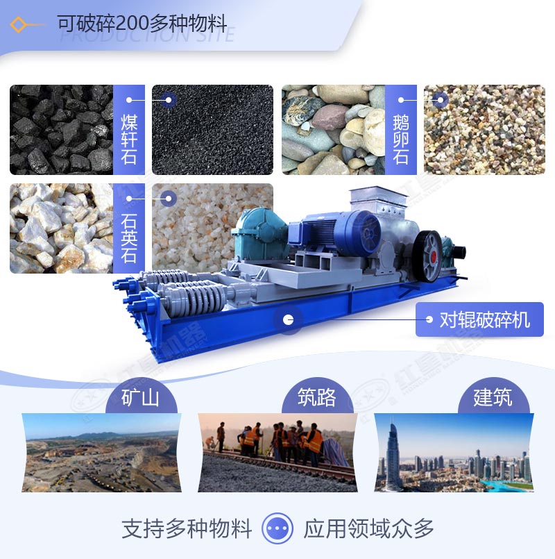 對輥制砂機應用領(lǐng)域羅列