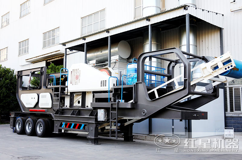 二合一中的移動(dòng)顎式破碎機(jī)