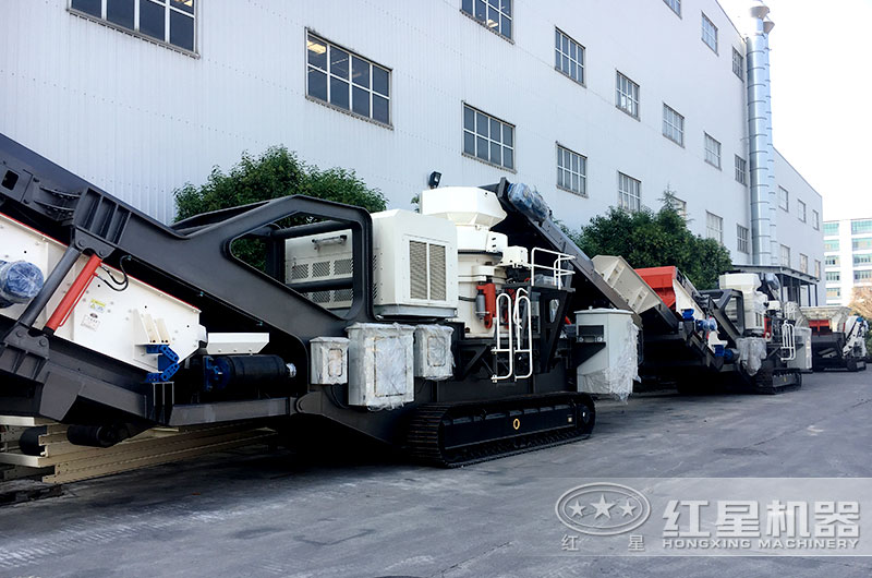 紅星機(jī)器廠(chǎng)家現(xiàn)貨直銷(xiāo)移動(dòng)圓錐破碎機(jī)