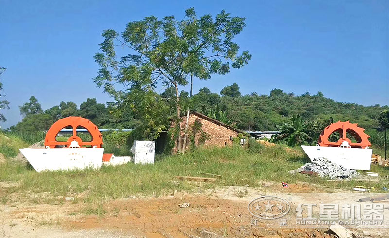 洗砂生產(chǎn)線(xiàn)配置現(xiàn)場(chǎng)