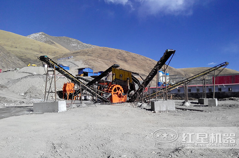 清洗麻古石沙子用什么機(jī)器好？時(shí)產(chǎn)多少？