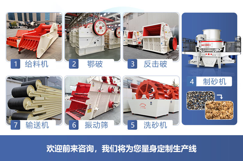 機制砂生產線流程，紅星可在線定制搭配生產線